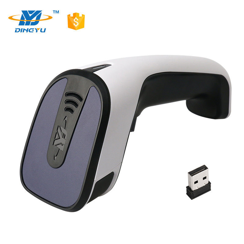 Bluetooh 2D Handheld Barcode Scanner 25CM/S Decoding Speed With 2.4G USB Cable