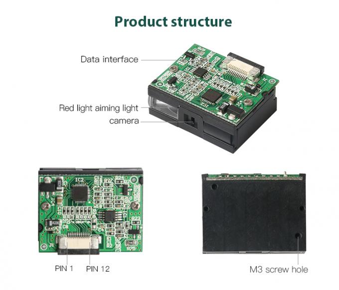 1D CCD 300times/s TTL Arduino Barcode Scanner Module
