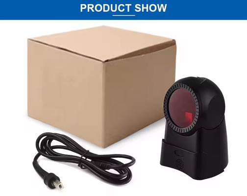 Auto Sense CMOS 1D/2D Desktop Barcode Scanner For Supermarkets