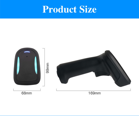 USB Cable Handheld 2D Barcode Scanner Wired 640x480 Resolution Anti-Drop