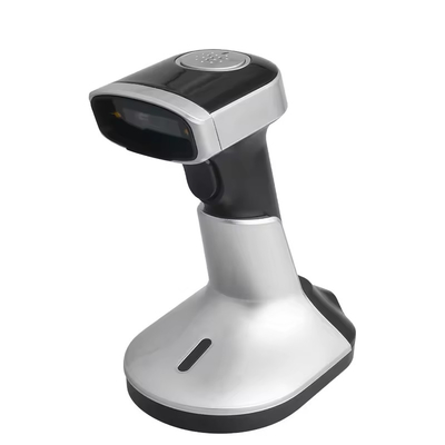 Handheld Barcode Scanner 1D Qr Code With Charging Stand USB Wireless Bluetooth Barcode Reader