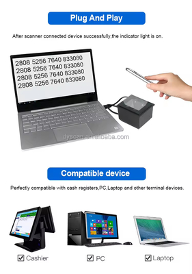 High Scan Tabel Mounted Barcode Reader 2D NFC USB RS232 Embedded CMOS Camera Scanner Module Barcode Scanner