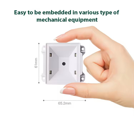 Table Mounted 2D Barcode Scanner Embedded Platform USB TTL QR Code Hands-Free Automatic Scanning