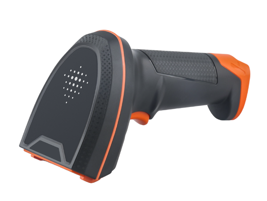 New QR Wired Handheld Barcode Scanner with stand for supermarket