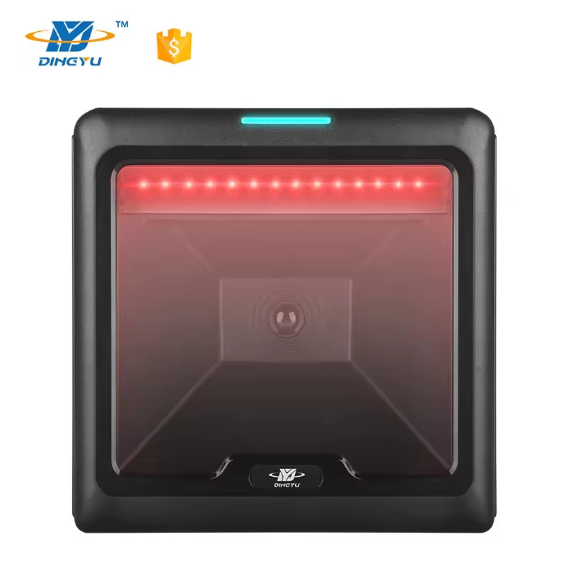 One Million Pixels Desktop Barcode Scanner High Speed Handsfree 2D Bar Code Reader DP8550