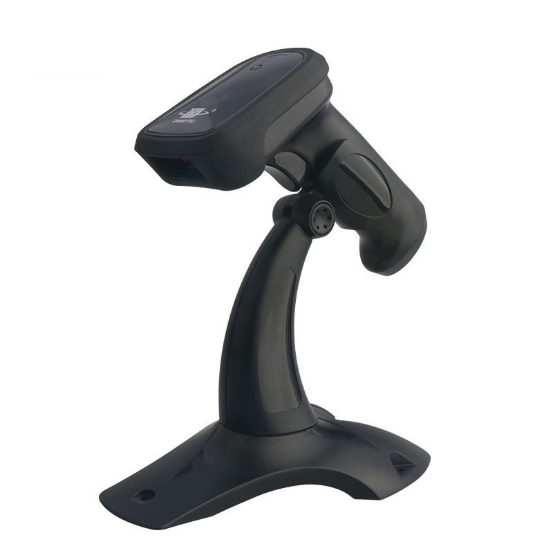 2.4G and Bluetooth Wireless 2D Handheld Barcode Scanner for High Speed Supermarket