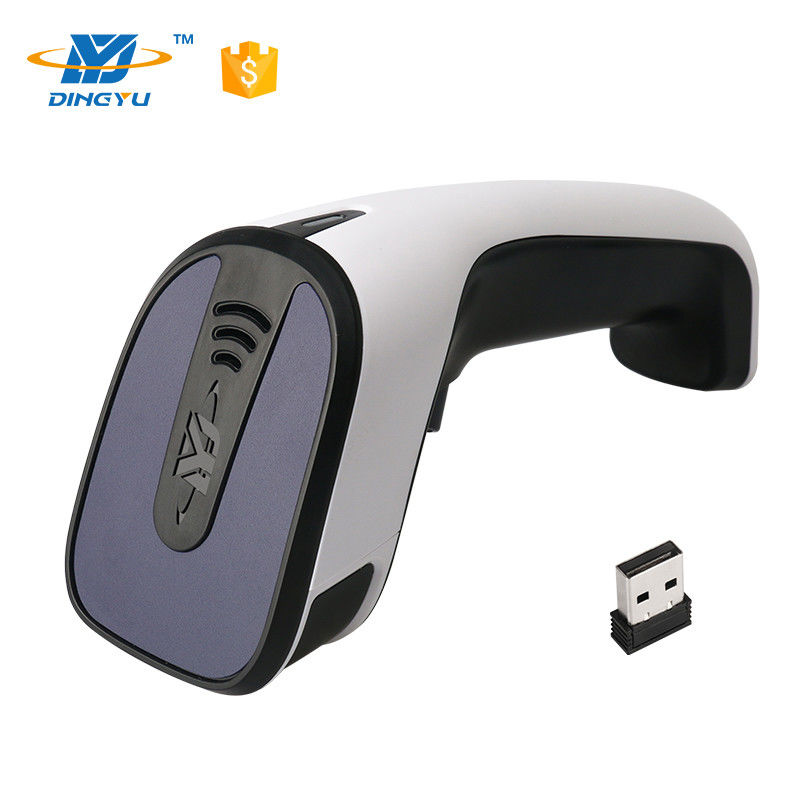 Bluetooth 2D Handheld Barcode Scanner 25CM/S Decoding Speed With 2.4G USB Cable